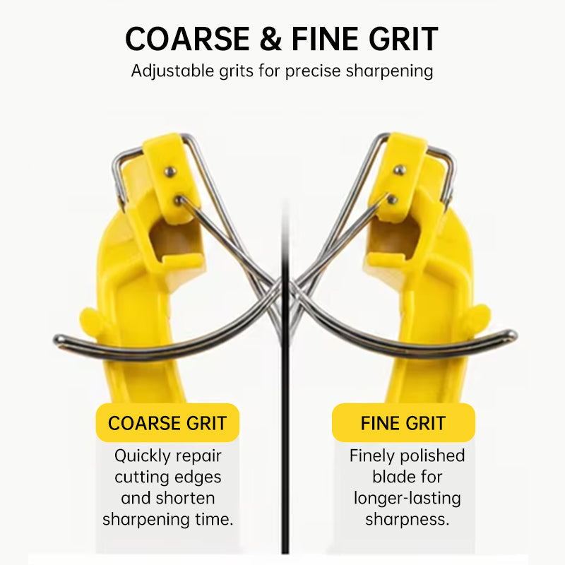 Stainless Steel Knife Sharpener with Mount Bracket, Fixed Kitchen Knife Honing Tool